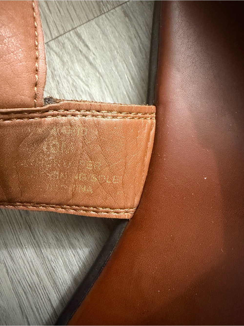 Vince Camuto Men's Tan/Brown Leather & Suede Double-Strap Sandals - Picture 7 of 7